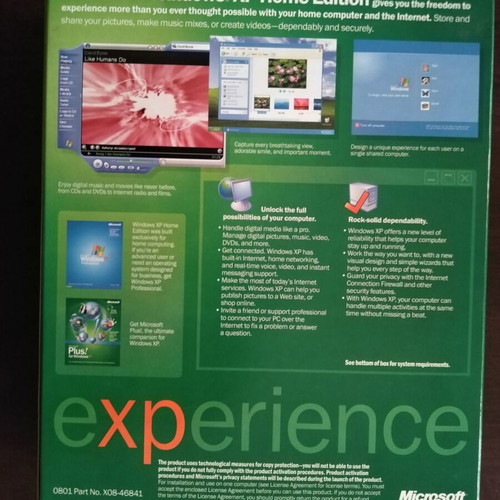 Windows XP Home Edition Upgrade English Retail