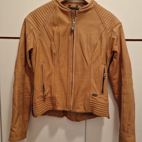 Women's Roland Sands leather motorcycle jacket used