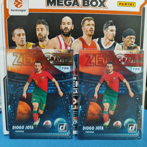 Donruss Zero Gravity Diogo Jota collectible cards new, 2 pieces