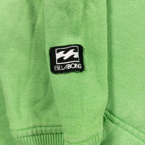 Billabong jacket like new, bright light green, zipper