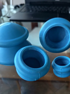 Silicone suction cups