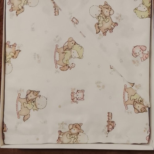 Rocking Horse crib sheet set new 120×160cm