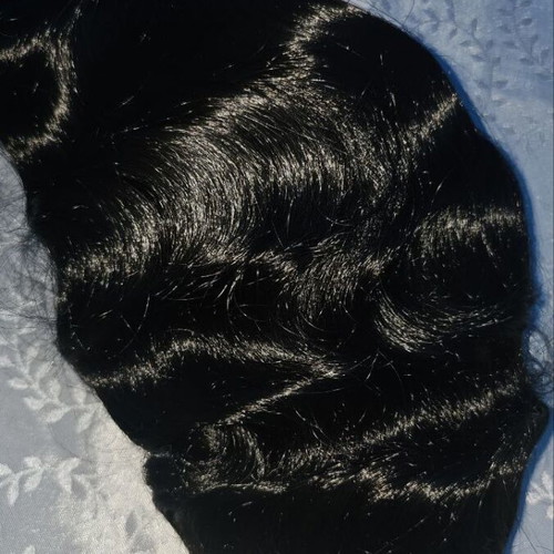 Reewes short wig new, black, 1920 style