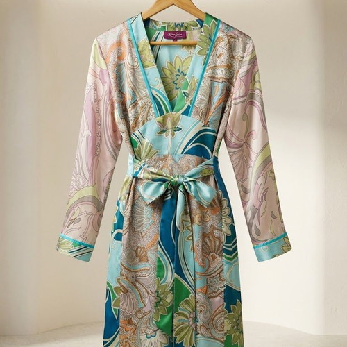 Silk dress Lolita Jaca St. Barth new, size S