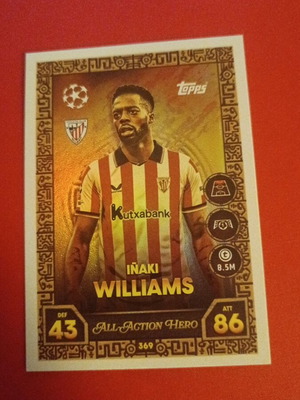 Inaki Williams card new no damage