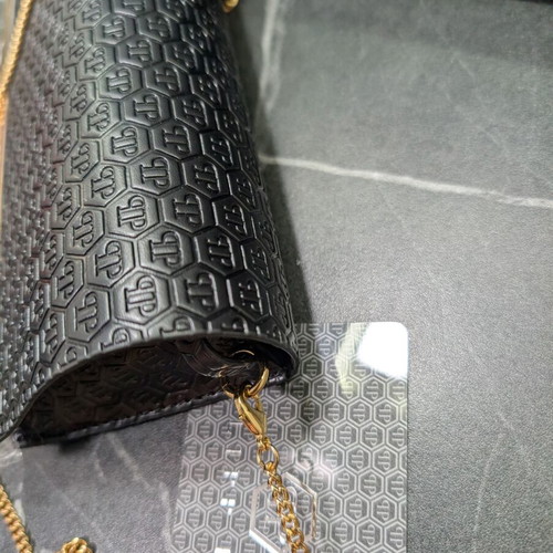 Philipp Plein Sunglasses Case with Chain New Black