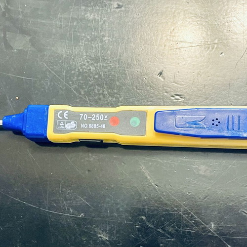 Current and Inductive Tester used with buzzer and distance measurement