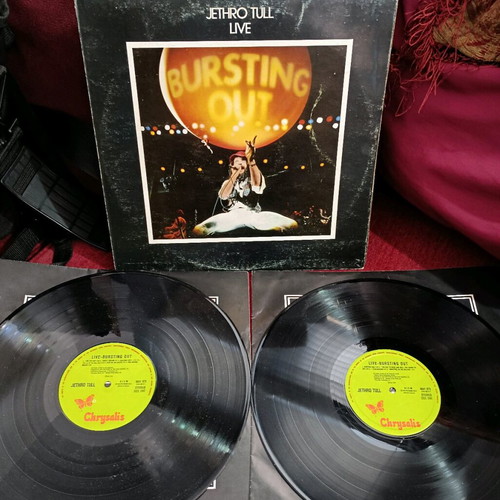 Jethro Tull Live Bursting Out double LP used, rock