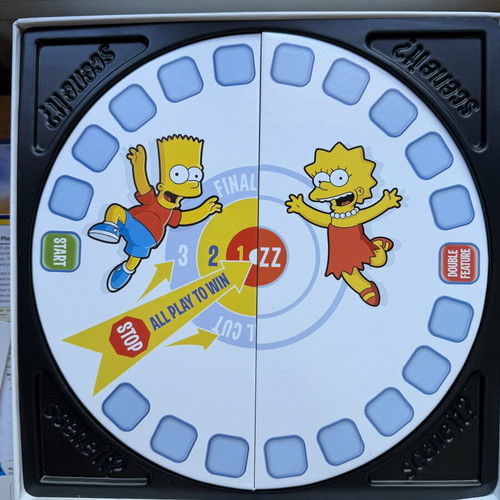Scene It The Simpsons Deluxe DVD Game like new