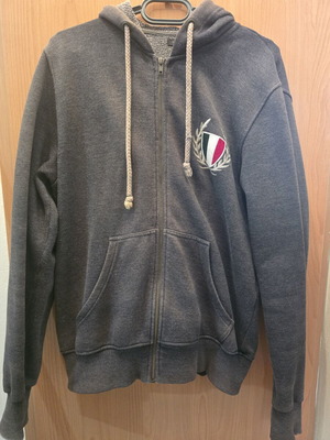 Ponte Di Roma men's grey cardigan XL like new, 100% cotton
