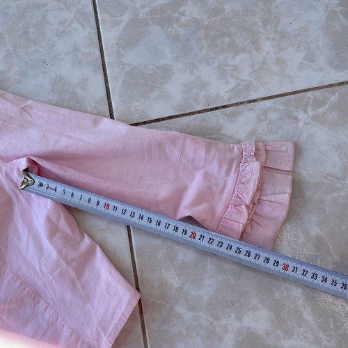 Pink cropped blouse like new, size XS