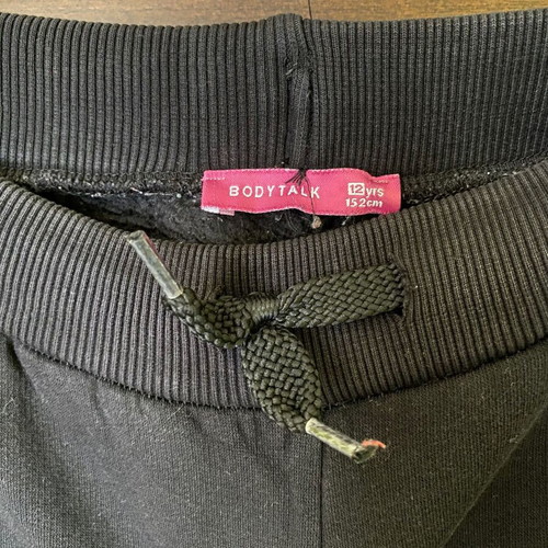 Bodytalk black tracksuit for kids 12 years old 152 cm like new