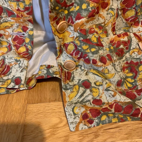 Vintage floral shirt new, size S, multicolored