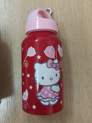 Set of 3 New Water Bottles Hello Kitty, Aluminum, Foldable