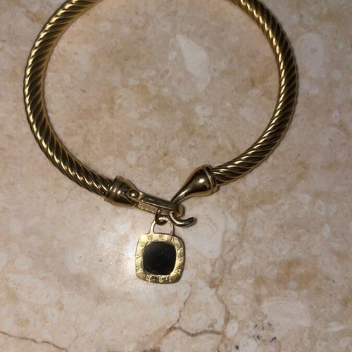 Gold plated 18K bracelet premium quality, new, 18 cm length