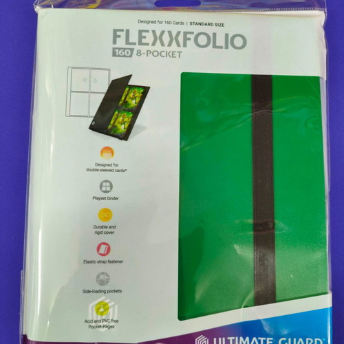 Ultimate Guard Flexxfolio 160 Binder 8-pocket new, green