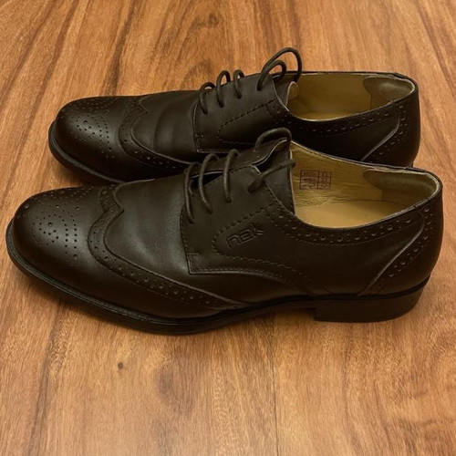 Nak leather shoes brown used, size 42