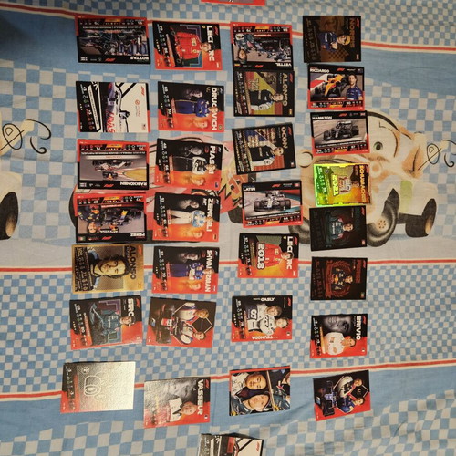 Turbo Atax collectible Formula 1 cards