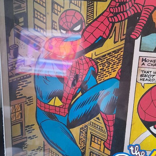 Spiderman Marvel poster new, 48×40cm, framed