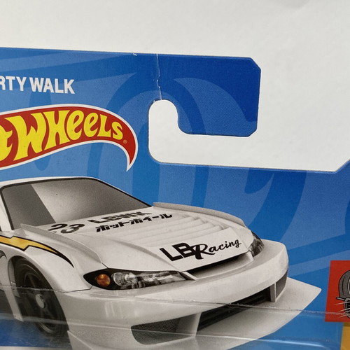 LB Super Silhouette Nissan Silvia S15 Hot Wheels car, white