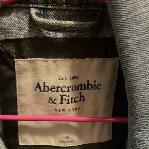 Abercrombie & Fitch denim vest like new, size medium