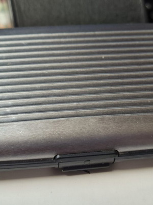 Plastic card holder like new