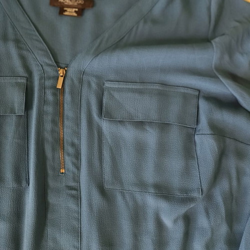 Long blouse like new, dark petrol, size XXL