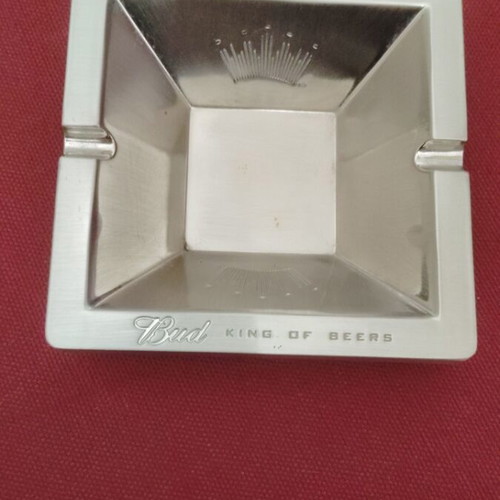 Ashtrays Passoa aluminum set of 2 and 1 Budweiser iron new