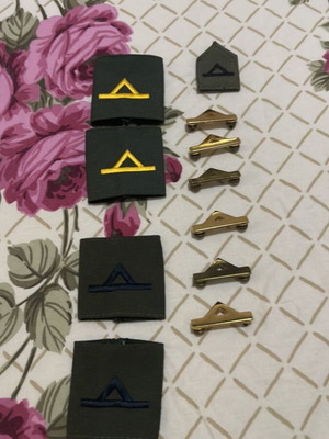 Military insignia like new, set