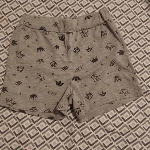 Nek Kids Wear shorts for girls, grey, age 10