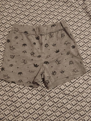 Nek Kids Wear shorts for girls, grey, age 10