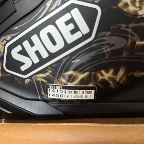 Shoei GT-Air II Conjure TC-9 motorcycle helmet like new, small size