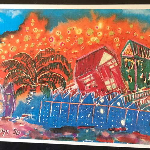 Collectible card postals set by Michalis Kokoris 1990