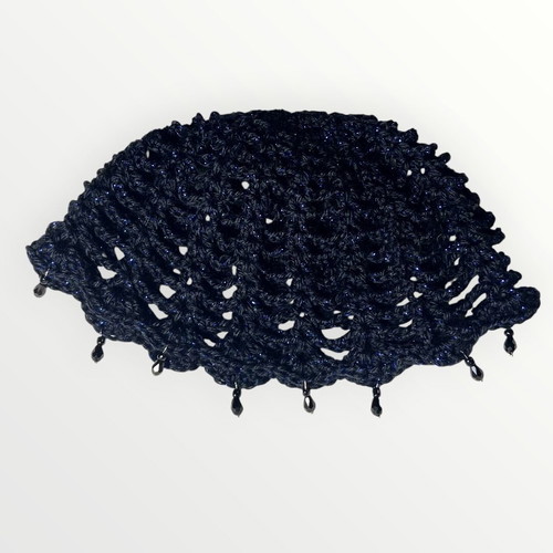 Summer crochet caps with rhinestones new, set of 3