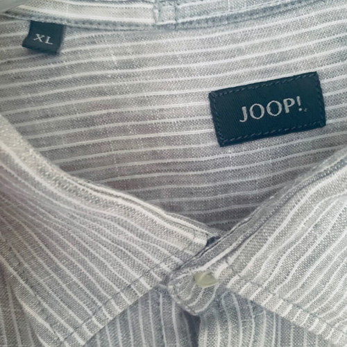 Joop! Linen shirt like new, gray, XL