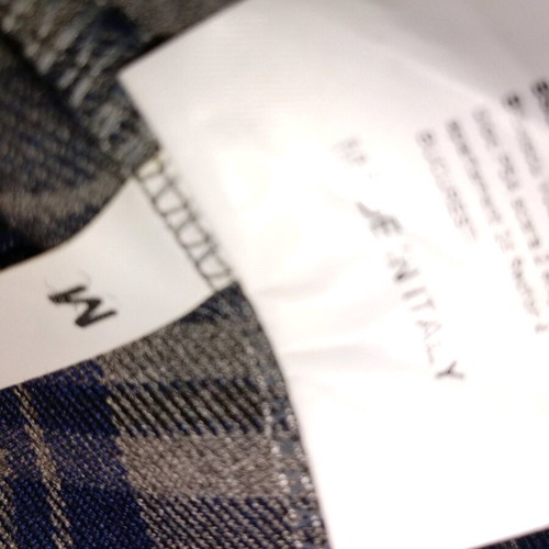 Long checked shirt Lynne like new, grey and blue