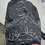 Sprayground backpack like new, black