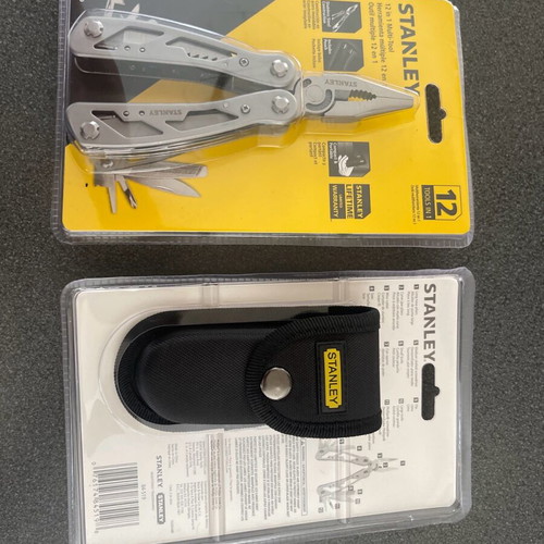 Stanley multitool new, steel 12-in-1 with pouch