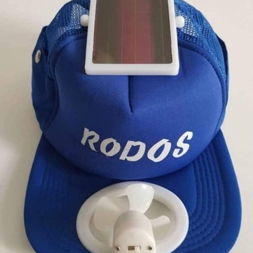 Cap with fan