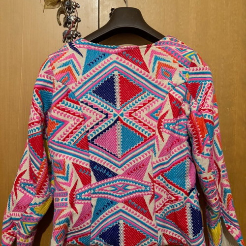 Ethnic jacket like new, cotton, size medium, multicolor