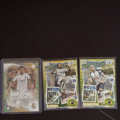 Rodrygo autograph sticker new