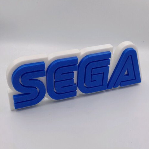 Sega Logo new, 20cm retro gaming decor