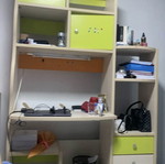 Bookcase with 5 drawers used