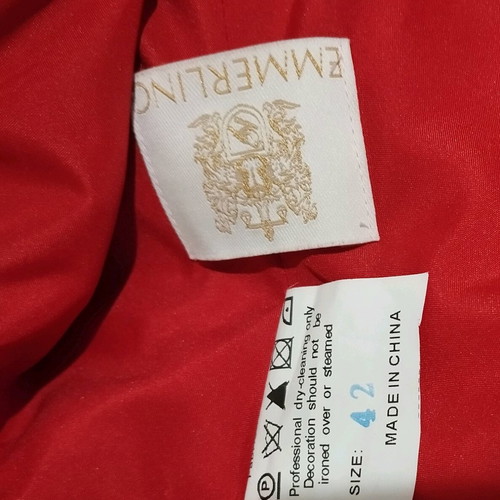 Official red dress with bolero Emily The Strange new, size XL