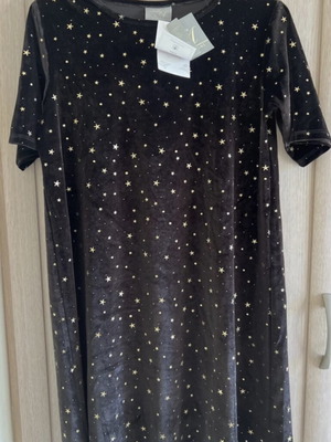 Alouette dress new 12 years black velvet