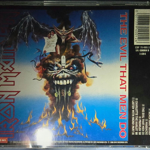 Iron Maiden The First Ten Years Singles CD collection, 9 discs