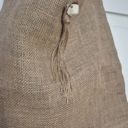 Handmade boho beach shoulder bag, beige and brown