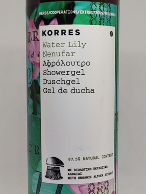 Korres Showergel Water Lilly Nenufar 250ml new shower gel