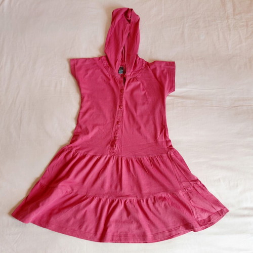 Zara Girls' Cotton Dress coral 11-12 years like new