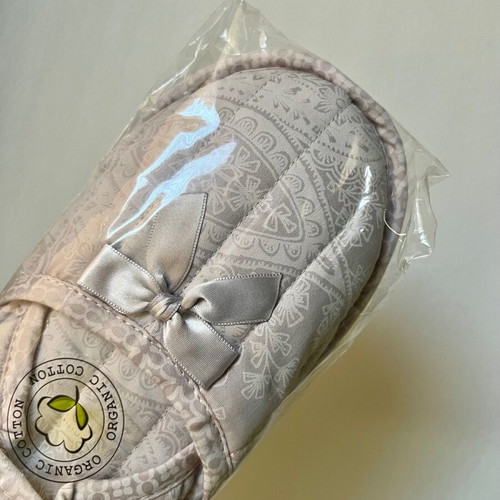 Amaryllis slippers 100% cotton, blue color, new, size 38
